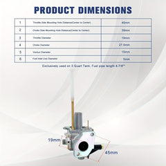 1set Hipa 498298 Carburetor For Kohler KT600 KT610 KT620 KT715 KT725 Engines Toro 62923 62924 Blower Vacuums