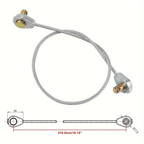 2pcs Hipa 746-0968 946-0968 Deck Lift Cable For MTD Yard Machines Craftsman Yard-Man Troy-Bilt Cub Cadet Lawn Mower