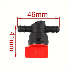 3pcs Hipa 1/4" InLine Straight Fuel Gas Cut-Off Shut Off Valve Petcock Motorcycle