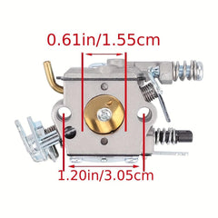 530071987 Premium Carburetor Kit by Hipa - Compatible with Husqvarna 136 137 141 142 36 41 142E Gasoline-Powered Chainsaws - High-Performance Replacement Part for Efficient Fuel Consumption and Smooth Engine Operation - hipaparts