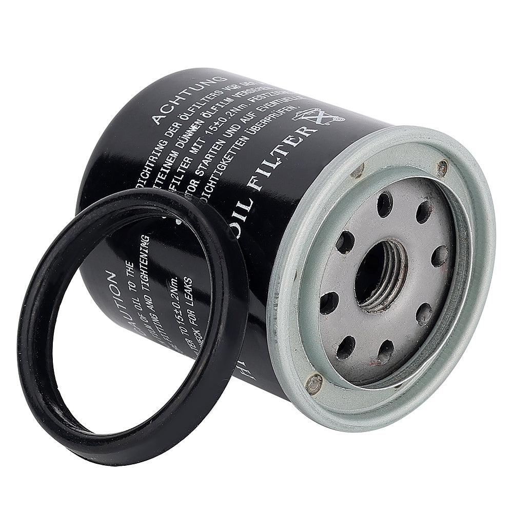 Hipa MBA109B Oil filter Compatible with Gilera 250 ATVs/UTVs Adiva 125 150 Aprilia 125 Benelli 250 Derbi 200 300i 180 Italjet 150 Scooters Similar to KN-183 HF183 - hipaparts