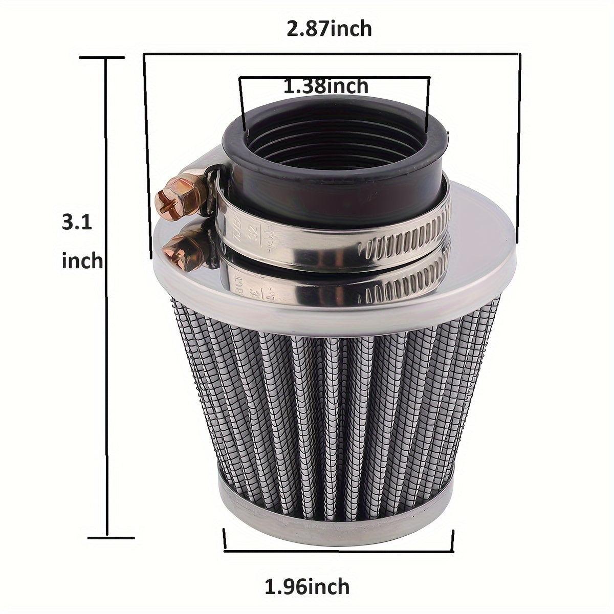 Hipa 2pcs 35mm Air Filters 4pcs Fuel Filters for 50cc 110cc 125cc Dirt Bike ATV XR50 Moped Scooter - hipaparts