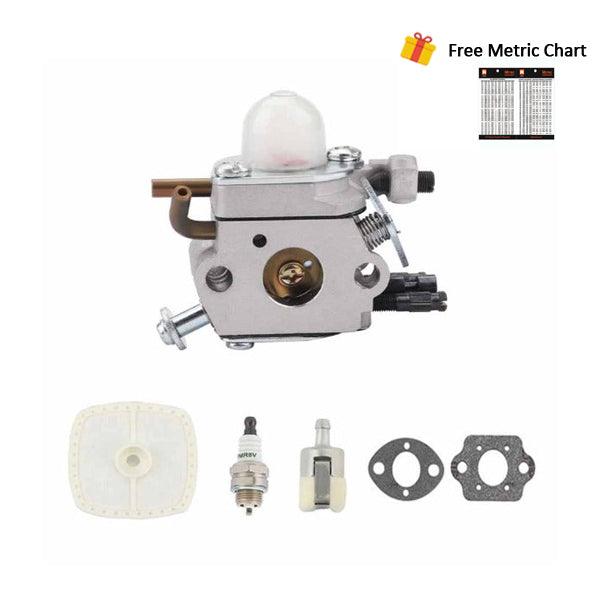 Kit Carburatore C1U-K42 Con Filtro Aria Per Soffiatore ECHO PB-2100, Completo Di Guarnizioni E Candela