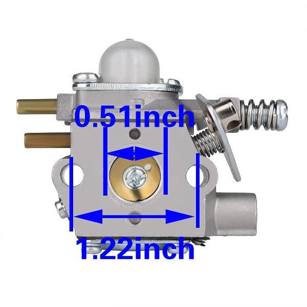 Hipa Carburetor Kit For Echo SRM2400 SRM-2400 SRM-2410 GT-2400 PPT-2400 PE-2400 PP-1250 SRS-2400 Trimmer # WT-424 12300052133 - hipaparts