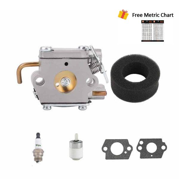 Hipa Carburetor Kit For MTD Bolens BL100 BL150 BL250 BL410 17-inch cut 31cc Gas Trimmer Weed Wacker # 753-05133 WT-827 - hipaparts