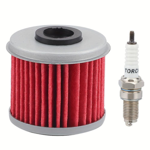 Hipa HF116 Oil Filters 15412-MEN-671 DPR8EA-9 D8RTC-9 Spark Plugs For Honda CRF150 CRF250 CRF450 For T-RX450 For Husqvarna TC250 TE250 For Polaris ATV 325 For Kawasaki For Bosch For Yamaha - hipaparts