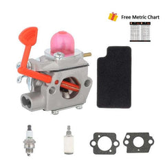 Hipa WT-875A Carburetor Kit For Craftsman Poulan Pro BVM200C BVM200VS P200C GBV325 25cc 210Mph /450Cfm VM200C Blower - hipaparts