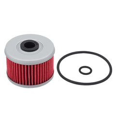 Hipa MBA13B Oil filter Compatible with Honda ATC250 ATC350 TRX250 TRX400 TRX420 TRX450 ATVs/UTVs Similar to 15412-HM5-010 HF113 - hipaparts