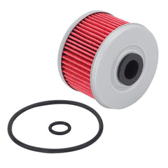 Hipa MBA13B Oil filter Compatible with Honda ATC250 ATC350 TRX250 TRX400 TRX420 TRX450 ATVs/UTVs Similar to 15412-HM5-010 HF113 - hipaparts