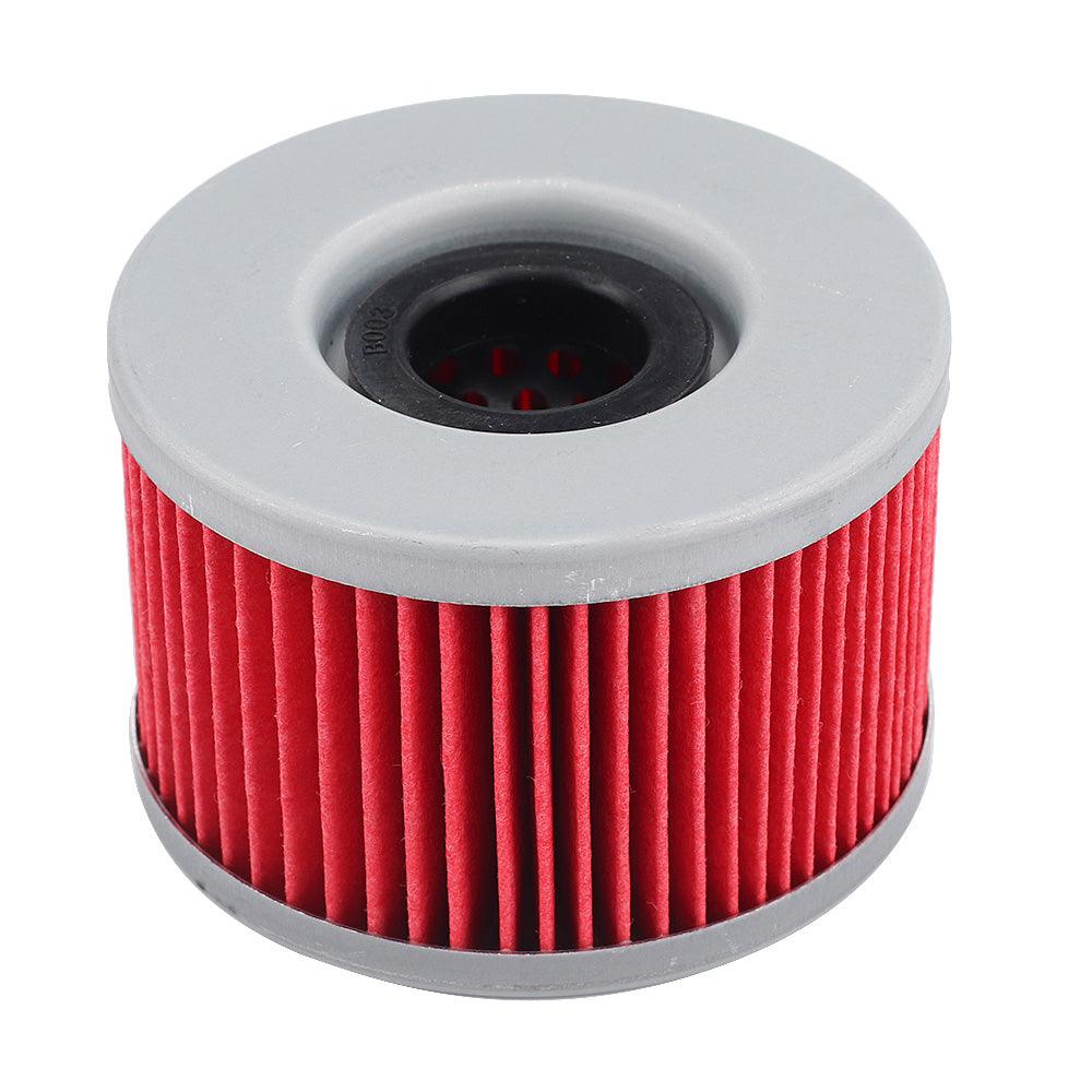 Hipa MBA18B Oil filter Compatible with Honda TRX400 TRX500 TRX650 TRX680 CB250 CBR250 CM250 VT250 VTR250 GL500 Motorcycles MUV700 SXS700 Side X Side Similar to HF111 KN-111 - hipaparts