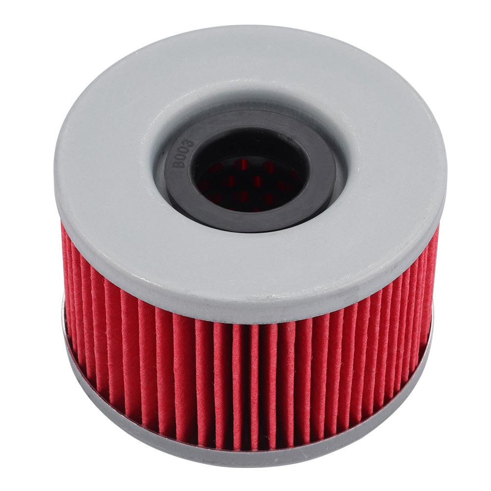 Hipa MBA18B Oil filter Compatible with Honda TRX400 TRX500 TRX650 TRX680 CB250 CBR250 CM250 VT250 VTR250 GL500 Motorcycles MUV700 SXS700 Side X Side Similar to HF111 KN-111 - hipaparts