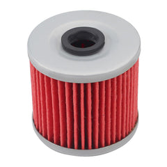 Hipa MBA93B Oil Filter Compatible with Kawasaki KLT200 KLF220 KEF300 ATVs/UTVs Z200 KL250 KL600 KL650 KLX650 Motorcycles Similar to HF123 KN123 - hipaparts