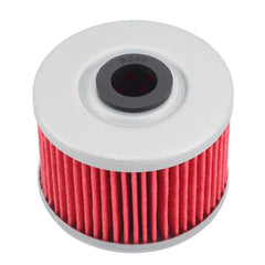 Hipa MBA10B Oil filter Compatible with Adly 300 DINLI HISUN Gas Gas 450 Honda TRX300 Kawasaki KFX450 KLX110 KLX300 Polaris 500 Quadzilla 450R ATVs/UTVs Similar to KN-112 HF112 - hipaparts