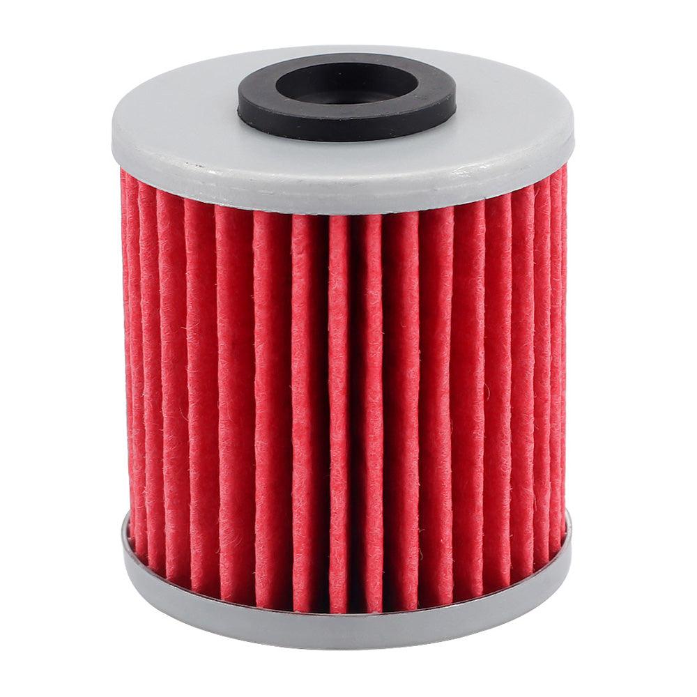 Hipa MBA8B Oil Filter Compatible with Kawasaki KX250 KX450 Suzuki FL125 RMX450 Betamotor 250 Motorcycles LML 200 Scooters Similar to HF207 KN-207 - hipaparts