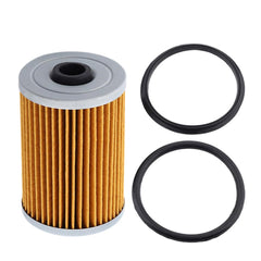 Hipa MBA100B Oil filter Compatible with Mercruiser 350 Mag MPI Alpha/Bravo Mercruiser 496 MAG & 496 MAG HO Engines Similar to 35-8M0093688 - hipaparts