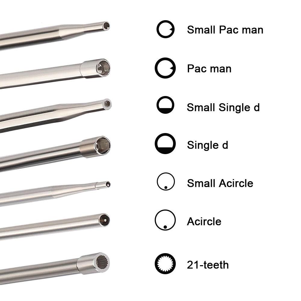 Hipa GA2095B Pack-of-14 2-Cycle Carburetor Adjustment Tool Screwdriver Kit with RPM Tachometer - hipaparts