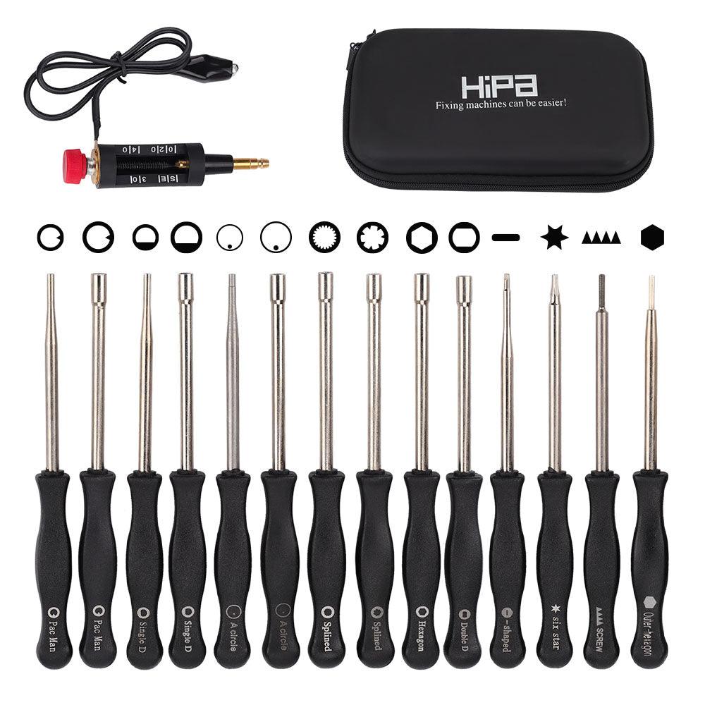 Hipa GA2094B Pack-of-14 2-Cycle Carburetor Adjustment Tool Screwdriver Kit with Spark Tester - hipaparts