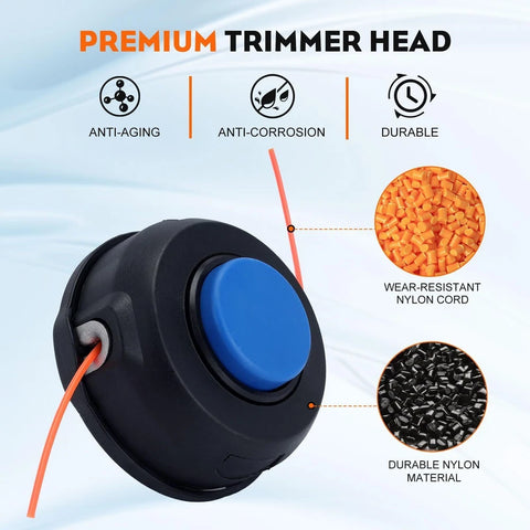 3x T25 Tap Trimmer Head For Husqvarna 128LD/124L/223L String Trimmer Weedeater