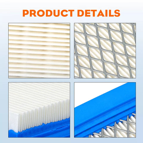6Pcs Air Filter Lawn Mower Filters for Briggs & Stratton 491588 491588S 399959