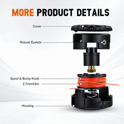 3-3/4" Trimmer Head for ECHO Speed Feed 400 Shindaiwa Homelite