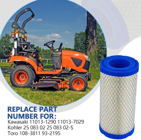M113621 Air Filter for Toro 108-3811 932195 Kawasaki 11013-7029 11013-7048