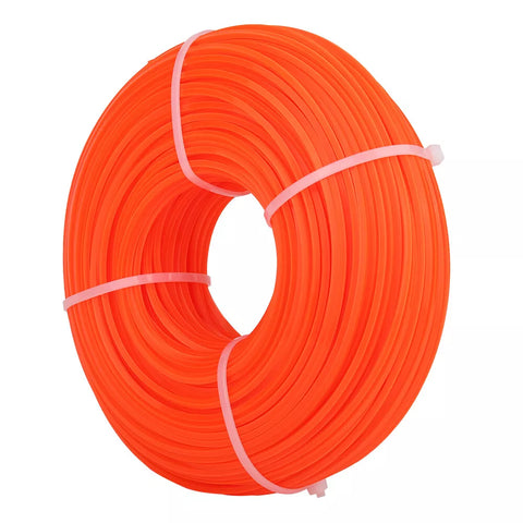 Gauge Weed Eater Orange 2.4 mm/.095" Square String Trimmer Line 255.84 feet