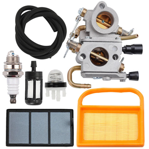 For Stihl TS410 TS420 Cut-off SAW Carburetor Air Filter Fuel Filter