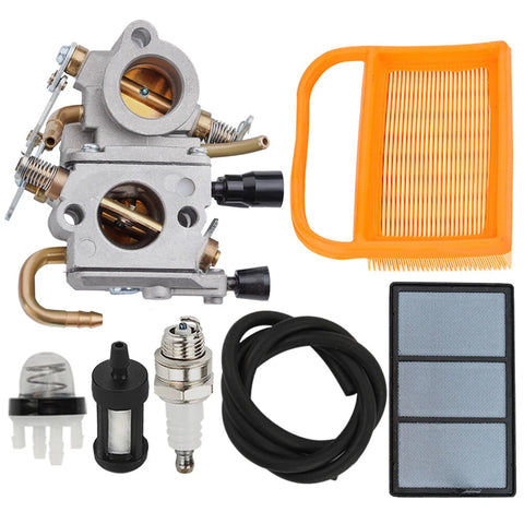 For Stihl TS410 TS420 Cut-off SAW Carburetor Air Filter Fuel Filter