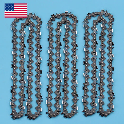3 Pack 18" Chainsaw Chain .325 .063 68DL repl. for Stihl 26RM68 Oregon 22BPX068G