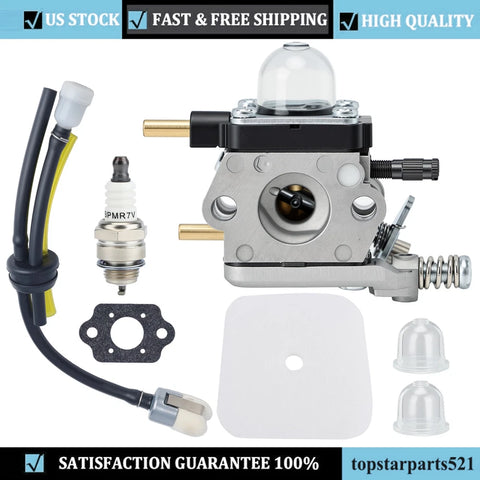 Carburetor w/ Maintenance Kit For Mantis Tiller 7222 7225 SV-5C/2 Zama C1U-K82