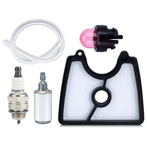 Air fuel filter for Husqvarna 125B 125BX Gas Blower Primer Bulb Spark Plug