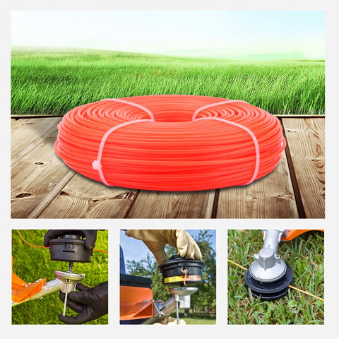 Strimmer Trimmer Line Heavy Duty Garden Grass Wire 2.0mm Round Cord 150m