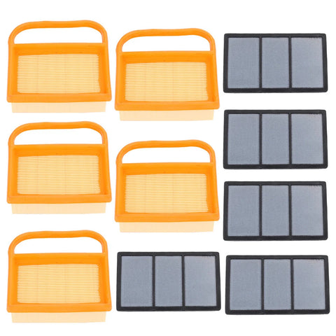 5 Air Filter Set For Stihl TS410 TS420 TS480 TS500i Concrete Cut-Off Saws New