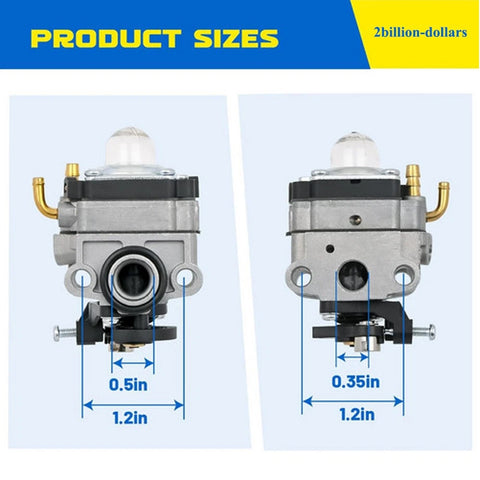 Carburetor Kit Fits Honda 4 Cycle GX31 GX22 FG100 16100-ZM5-803 U GCA91 Engine
