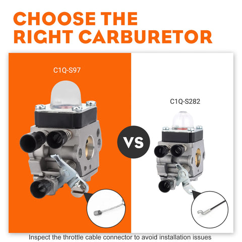 1set Hipa 4137 120 0606 Carburetor Kit, For Stihl FH75 FR85 FR85T FS75 FS80 FS85 Brushcutters FC75 Edgers HL75 HL75 K Hedge Trimmers