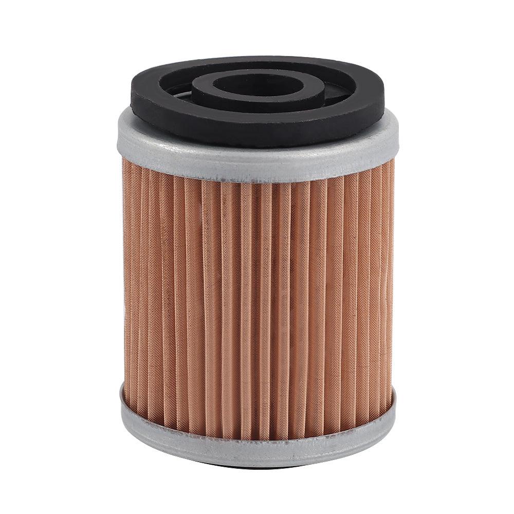 Hipa MBA16B Oil filter Compatible with Yamaha YFM200 YTM200 YFB250 SR125 SR185 TW200 XT200 TT225 Motorcycles XC125 YJ125 Scooters Similar to HF143 KN-143 - hipaparts