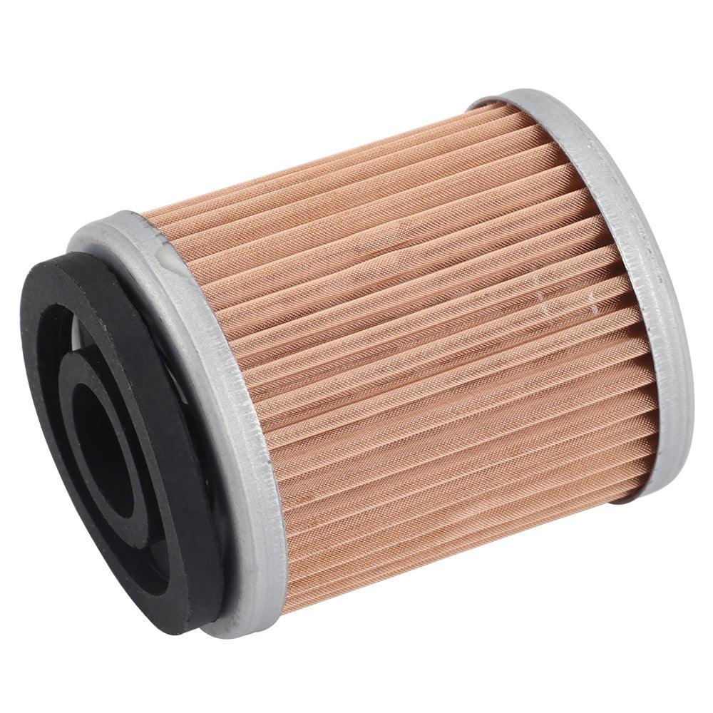 Hipa MBA16B Oil filter Compatible with Yamaha YFM200 YTM200 YFB250 SR125 SR185 TW200 XT200 TT225 Motorcycles XC125 YJ125 Scooters Similar to HF143 KN-143 - hipaparts