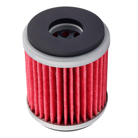 Hipa MBA6B Oil filter Compatible with Yamaha YFZ450 ATVs/UTVs Betamotor 125 Fantic 200 Gas Gas EC250 Rieju 450 TM Racing 530 YZ450 Motorcycles VP125 MWD300 Scooters Similar to HF141 KN-141 - hipaparts