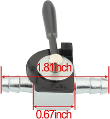 07-403 Fuel Shut Off Valve for Scagg 48568 Oregon 07-403 180 Degree Ball Valve Heavy Duty Inline Cut Petcock Gas Diesel Petrol for 1/4" Fuel Line Lawn Mower Replacement Part - hipaparts