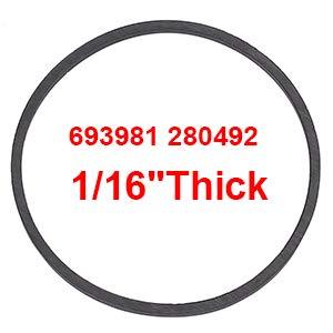 10pcs 1/16" Thick 693981 280492 with 10pcs 1/26" Thick 799866 Float Bowl Gasket fit for 796707 794304 084132 084133 084232 084332 084333 091412 796707 794304 126M02 Engines - hipaparts