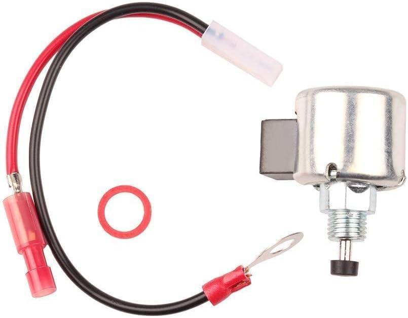 12 757 33-S Fuel Solenoid Carburetor Repair Kit for CH11 CH13 CH15 CH16 CV14 CV15 CV16 CV450 CV460 CV461 CV490 CV491 CV492 Engine Replaces Kohler 12 757 09 John Deere AM128242 AM128816 STX38 - hipaparts