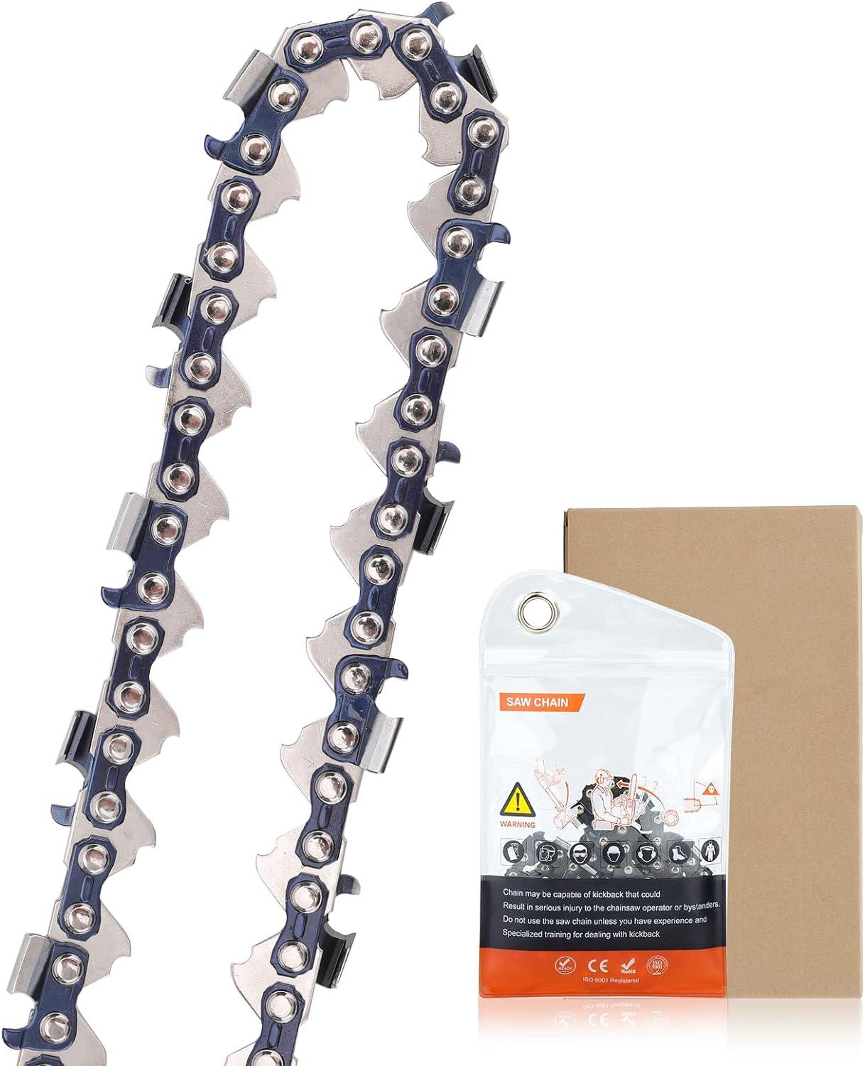 18 Inch Chainsaw Chain .325" Pitch 72 Drive Links .058" Gauge, Saw Chain Compatible with Husqvarna, Hyundai, Alpina, Efco and More - hipaparts