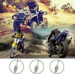 2 Packs CR7HSA A7TC Spark Plug Replacement for 50cc 70cc 90cc 110cc 125cc Scooter Dirt Pocket Bike ATV Moped Quad Torch A7T A7RTC T1137C stk 4549 4629 C7HSA - hipaparts