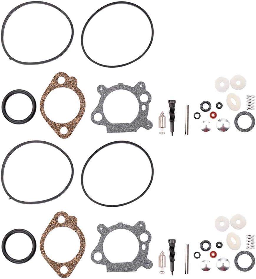 2 pcs 498260 Carburetor Overhaul Kit Gasket Set for Rebuild Kit 398183 490937 492495 493762 498261 T490937 Lawn Mower - hipaparts