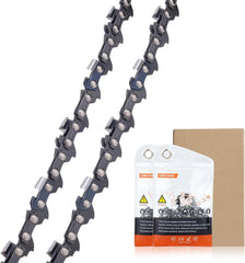 2 x 12 inch Chainsaw Chains 3/8"LP .043" Gauge 44 Drive Links Low Kickback Saw Chain Compatible for Stihl MS170 MS171 MSE170 MS192T and More - hipaparts