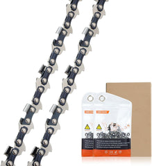 2 x Chainsaw Chain for 16 Inch (40 cm) Bar, 55 Drive Links, 3/8"LP Pitch, 050 Gauge, Saw Chains Compatible for Stihl MS180 MS181 MS200T MS211 MS201T MS231 - hipaparts