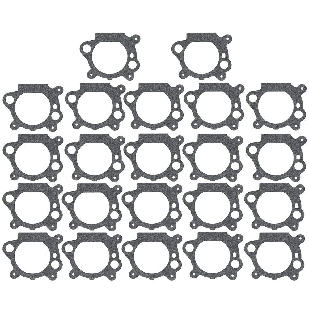 22 Pack 795629 Air Cleaner Gasket for Briggs & Stratton 272653 272653S Carburetor Gasket 129H00 12A800 12B800 12C700 12C800 12D800 Series Engine Craftsman Toro Lawn Mower - hipaparts