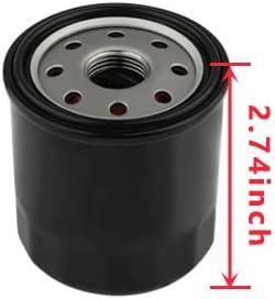 2pcs 49065-0724 Oil Filter Compatible with Kawasaki 49065-7010 Club Car 1016467 41016467 Kubota T1460 T1560 T1700H T1770 T1870 TG1860G Robin EH18V EH64 EH65 Yamaha MX775 MX800 MX825 - hipaparts