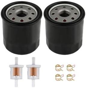 2pcs 49065-0724 Oil Filter Compatible with Kawasaki 49065-7010 Club Car 1016467 41016467 Kubota T1460 T1560 T1700H T1770 T1870 TG1860G Robin EH18V EH64 EH65 Yamaha MX775 MX800 MX825 - hipaparts