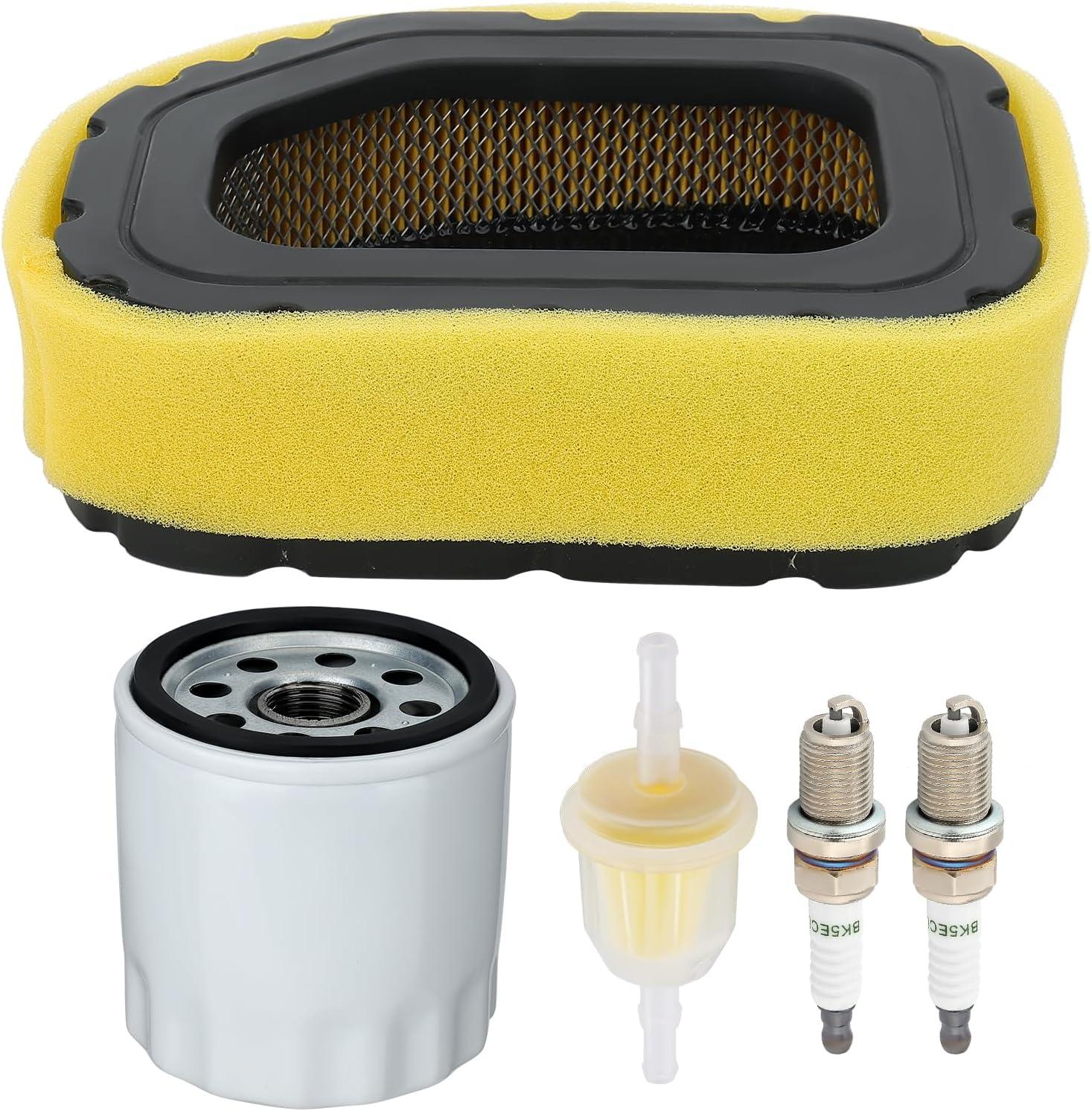 32 083 03-S 32 883 03-S1 Air Filter with 52 050 02-S Oil Filter Tune Up Kit for Kohler Courage KH-32-083-03-S SV710 SV715 SV720 SV730 SV735 SV740 - hipaparts